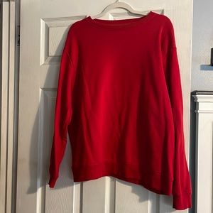 🟣2 for $10 bundle! Red Crewneck Sweatshirt